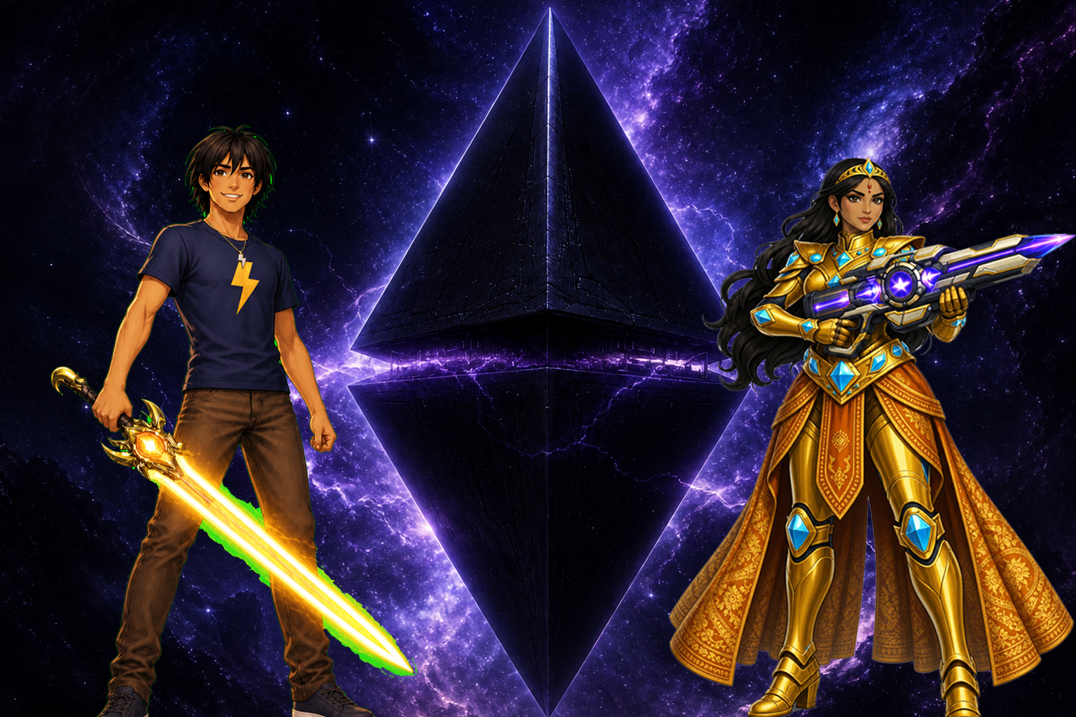 Arjuna, Chitrangada and Sunya Setu Nilayam